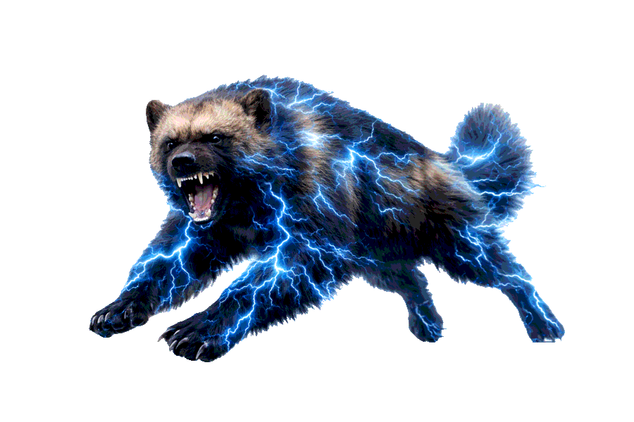 Stylised wolverine motif for the upcoming Ahma product name